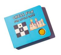 Beginners Chess, Kids Beginner Board, Illustrated Strategy Manual, Logical Tactic Guidebook, Chess Games for School Openings Endgame Play, Girl, Boy, Learning Set, 7,09 x 5,91 x 0,98 pollici