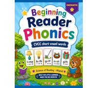 Beginning Reader Phonics Workbook for Kindergarten | CVCC Words: Decodable Reading & Spelling Practice | Science of Reading