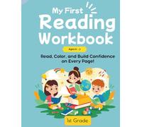 Beginning Reading Workbook for 1st Grade: Learn New Words While Coloring!