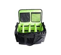 Begino Borsa per scarpe da ginnastica, borsone per allenamento in palestra, borsa da viaggio da uomo, divisori regolabili con tracolla resistente, Nero, Carry-on 20 inch, Borsa da ginnastica di