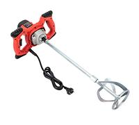 Begoniape Mescolatore per malta da 1500 W, miscelatore per cemento, malta di cemento, agitatore industriale a 6 velocità, agitatore per cemento e carne, farina