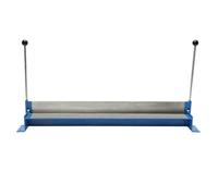 Begoniape Piegatrice in lamiera in acciaio, angolo di piegatura 0-135°, larghezza di piegatura: 930 mm, piegatrice manuale girevole, panca piegata, freno in lamiera blu