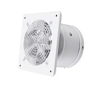 Begoniape Ventilatore a tubo, 650 m³/h, 2800 r/min industriale, ventola radiale, lama in acciaio, valvola di ritegno automatica, ventilatore assiale, bianco