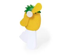 Begoon Ventilatore manuale per bambini, ventilatore a mano, design frutta, confezione da 2 (ananas).