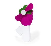 Begoon Ventilatore manuale per bambini - Ventilatore a mano - Design frutta - Set di 2 (Rosa).