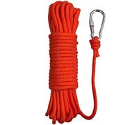 BeGrit Corda Galleggiante 5M 6mm Cima da ormeggio con Moschettone Barca Ancora di Sopravvivenza Multifunzione Peso leggero per Kayak Campeggio Tenda Sport Fune Outdoor Arancione