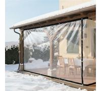 BeGrit Telo Trasparente con Occhielli 3x6M Telone Impermeabile Esterno per Balcone teloni impermeabili occhiellati teli trasparenti plastica per Mobili da Giardino Gazebo Piante casetta per Animali