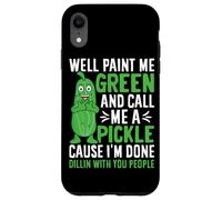 Beh, dipingimi verde e chiamami un sottaceto perché ho finito aneto Custodia per iPhone XR