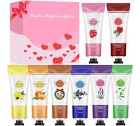 BEHAPRO - Set regalo 2 in 1: crema idratante 2 in 1 per il corpo e le mani. Il set contiene 8 fragranze: rosa, tea tree, burro di karitè,