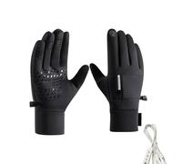 Beheizte Handschuhe USB - Schnellwärmende Winter Handwärmer, Wiederaufladbare Handschuhe Outdoor Kälte Schutz Thermo Komfort Design Männer Frauen | Zuverlässige Wärme Leistung Für Wandern Fahrrad