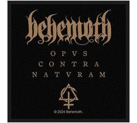 Behemoth Opus Contra Natvram Woven Patch Size Accessory Size