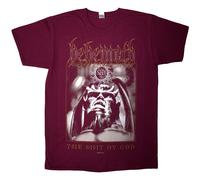 Behemoth 'The Shit Ov God Cover' (Marrone) T-Shirt NUOVO E UFFICIALE