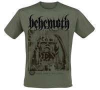 Behemoth The Shit ov God - Reign in Hell Uomo T-Shirt Verde Oliva L 100% Cotone Regular