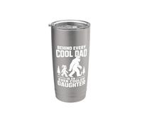 Behind Every Cool Dad is an Even Cooler Daughter Bicchiere termico in acciaio inox doppia parete