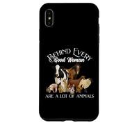Behind Every Good Woman are a lot of animals Farm Country Custodia per iPhone XS Max