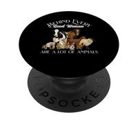Behind Every Good Woman are a lot of animals Farm Country PopSockets PopGrip Adesivo