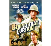 Behind That Curtain (DVD) Warner Baxter Lois Moran Boris Karloff E.L. Park