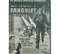 Behind The High Wall Tom Tully Sylvia Sidney 1956 Vintage Old Danish Movie Pr...