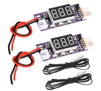 Behogan 2 moduli di controllo della ventola: DC 12 V, quattro poli, controllata dalla temperatura, PWM, regolatore automatico della temperatura, sensore NTC per alloggiamento PC e ventola del server