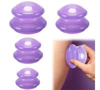 Behogan 4 coppette in silicone, 4 misure, coppettazione per tutto il corpo