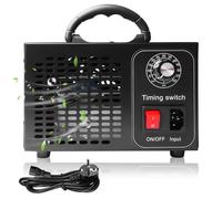 Behogan Generatore di ozono, 60000 mg/ora, generatore di ozono, purificatore d'aria per auto, ozono, con timer da 60 minuti fino a casa, ozonizzatore industriale, ozonizzatore per auto, ozonizzatore