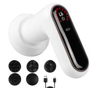 Behogan Massaggiatore per cellulite elettrico: 5 testine massaggianti, 6 livelli di intensità e 3 modelli, dispositivo di cellulite ricaricabile USB, massaggiatore a mano, massaggiatore anti cellulite