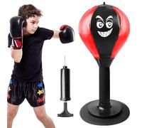 Behogan Punching ball Tavolo: da ufficio, mini sacco da boxe con ventosa e pompa ad aria, Funpunch Rage Bag, Punching Ball, set da tavolo, mini boxe, sacco da boxe, sacco da boxe per chef, colleghi