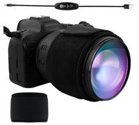 Behogan Scaldacollo: Lens Dew Heater con regolatore di temperatura, lente USB, riscaldamento antinnebbia con regolatore di temperatura, scongelamento riscaldamento lenti, anti-rugiada, fotocamera