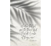 Behold, I Make All Things New - Ich mache alles neu | Jahreslosung 2026 | Christian Notebook Bible Verse Revelation 21:5: Lined Journal with 120 Pages ... for Prayer, Reflection | Offenbarung 21,5