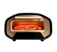 BEHOME Forno Pizza Elettrico, 430°C, Cuoce in 2 min, 420 W, Pala e Pietra Refrattaria incluse, cottura uniforme e modalità per pizza napoletana, romana, americana