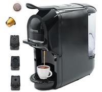 BEHOME Macchina Caffè per Nespresso, Cialde e Dolce Gusto | 3 adattatori compatibili per ogni Caffè, caffè espresso pronto in pochi secondi