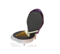 BEHOME Macchina per Coni Gelato, Rivestimento antiaderente per Cialde 1000W Stam
