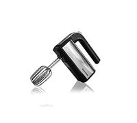 Sbattitore Elettrico Mixer 5 Velocità 300W Turbo con Luce Led Colore Argento e Nero con 2 Fruste per Impasti Morbidi e 2 Ganci per Impasti Duri