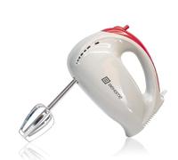 BEHOME Sbattitore elettrico per dolci e impasti | Fruste per montare con ganci per impastare compresi |Sbattitore elettrico da cucina 150W e 5 velocità di regolazione