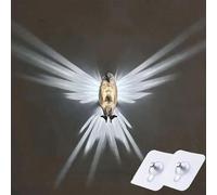 behone Applique da Parete Interno,Lampada da parete Aquila calva,Lampada da parete creativa,Luci da parete a batteria,Applique da Parete Interno Moderno,Lampada ombra aquila 3D,Verniciabile