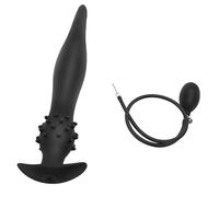 BeHorny Tappo anale gonfiabile, pompa ad alta pressione e valvola, colore nero