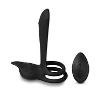 BeHorny Vibratore vibrante per coppie doppio vibratore per punto G e clitoride per coppie, giocattoli del sesso per adulti