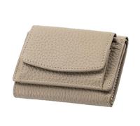 behound New Genuine Leather Rfid Blocking Card Holder Organizer Pocket Mini Wallet,Preliminaryt-Premium Leather Wallet for Men,Anti-Credit Card Fraud Folding Mini Wallet organizer (Grey)