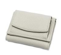 behound New Genuine Leather Rfid Blocking Card Holder Organizer Pocket Mini Wallet,Preliminaryt-Premium Leather Wallet for Men,Anti-Credit Card Fraud Folding Mini Wallet organizer (Beige)