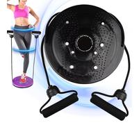 behound WaitWhisper - Body Shaping Waist Twisting Disc, Waist Whisper Disc, Waist Whisper Exercise, Waist Fitness Turntable for ABS Training, Legs, Buttocks Exercise (Black)