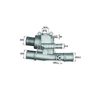 Termostato TI 124 88 MAHLE per FIAT LANCIA