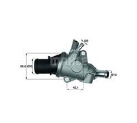 MAHLE ORIGINAL TI 167 88 Termostato motore