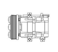 BEHR HELLA SERVICE 8FK 351 113-391 *** PREMIUM LINE *** Kompressor, Klimaanlage