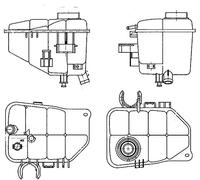 BEHR HELLA SERVICE 8MA 376 755-221 Serbatoio compensazione, Refrigerante