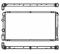 BEHR HELLA SERVICE 8MK 376 708-451 Radiatore, Raffreddamento motore