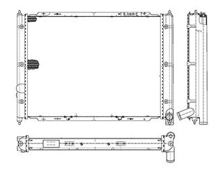 BEHR HELLA SERVICE 8MK 376 713-634 Kühler, Motorkühlung
