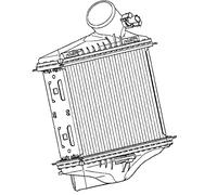 BEHR HELLA SERVICE 8ML 376 746-241 *** PREMIUM LINE *** Intercooler