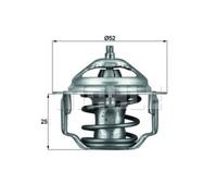 BEHR Termostato Refrigerante Senza Guarnizione 88°C TX 64 88