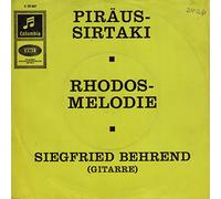 BEHREND, SIEGFRIED - BEHREND, SIEGFRIED (GITARRE) / PIRÄUS-SIRTAKI / RHODOS-MELODIE / Schrifthülle / Columbia # C 23 067 / Deutsche Pressung / 7" Vinyl Single Schallplatte /