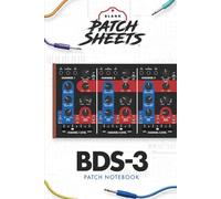 Behringer BDS-3 Blank Patch Sheets Notebook: Become a more organized songwriter with this Blank Patch Sheet notebook so you can spend more time creating and less time forgetting.